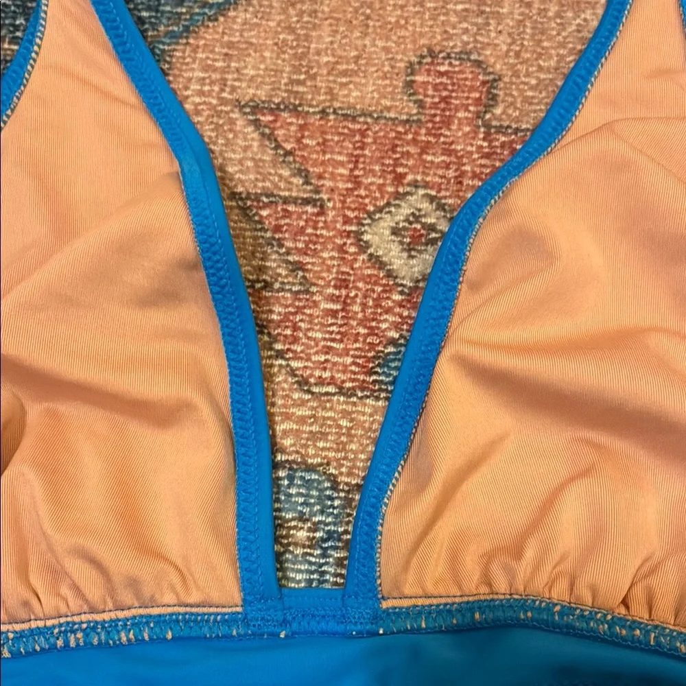 J. Crew NWT Women's Blue Halter Bikini Top - Picture 5 of 5